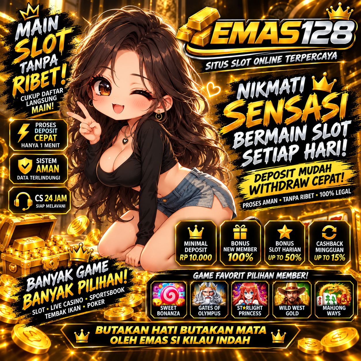 EMAS128 Security Blanket Terpercaya untuk Rasa Aman